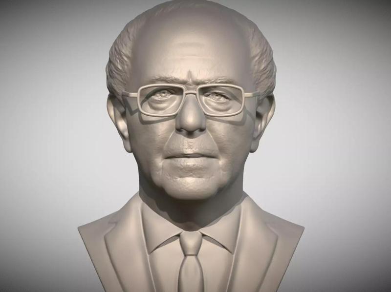 Bernie Sanders bust 3D printing ready stl obj formats