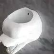beluga whale wall mount planter succulent pot flower vase STL