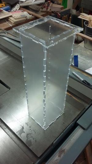 60W CO2 Laser cutter tube extension 5mm acrylic