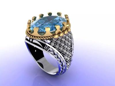 Turkish Inspired 3D Printable Rings Collection 19 Unique Designs