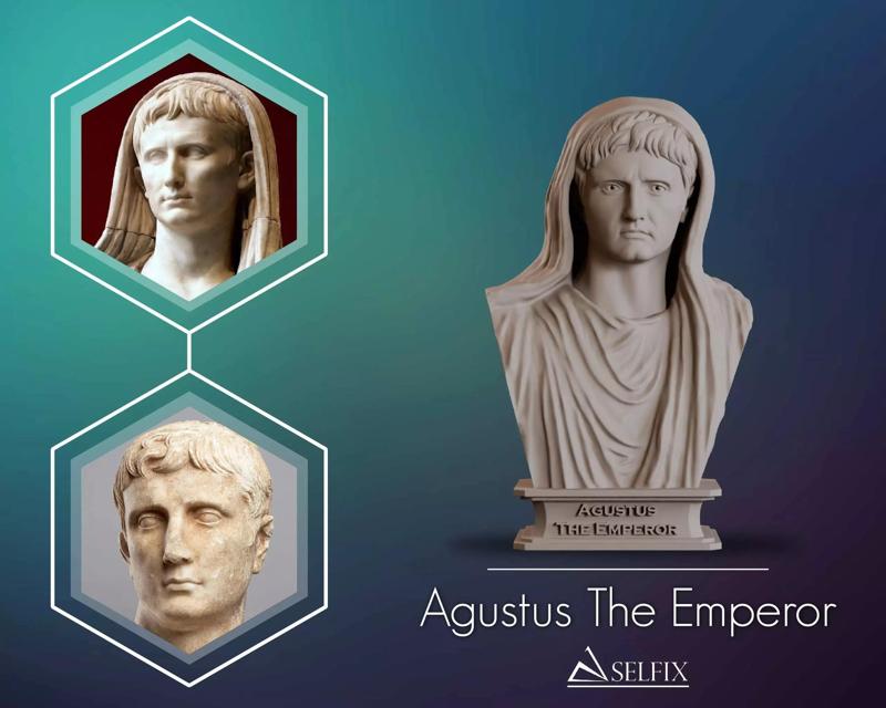 Augustus The Emperor bust Sculpture