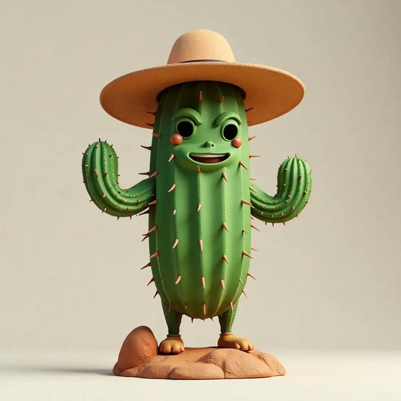 Happy Cactus Bust 🌵😊