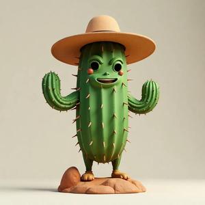 Happy Cactus Bust 🌵😊