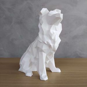 Low Poly Border Collie
