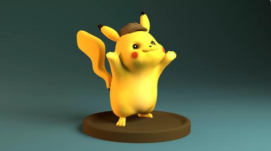 Pikachu - 3D print model figurine