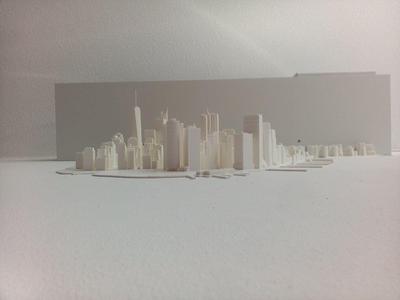Large Scale New York Manhattan 3D Model
