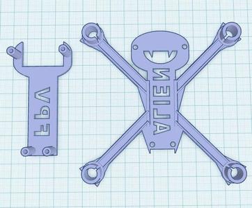 Ultra Micro Alien Quad - 8.5 mm Brushed motors