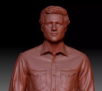 Pedro Pascal as Joel Miller 3D print model