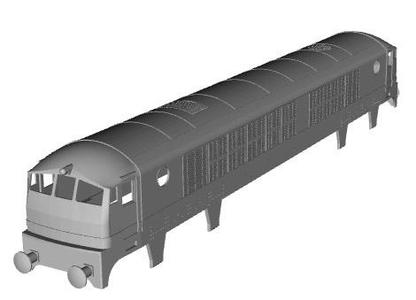 Gas Turbine loco 18100 1/76 scale