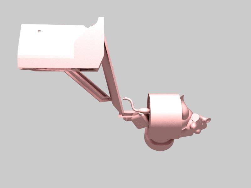 3D-printable duct holder