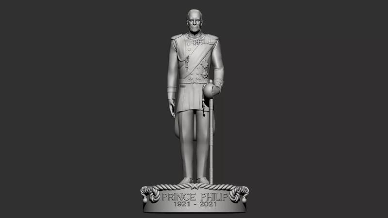Prince Philip Commemorative Statuette