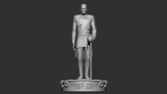 Prince Philip Commemorative Statuette
