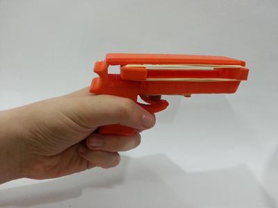 Rubber Band Based Pistol Project (One Day Challenge)