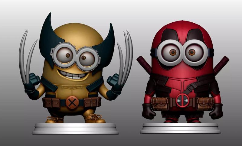 Minion X wolverine - deadpool
