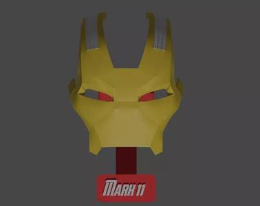 Ironman MK 11 and 17   Wall of Faceplates