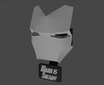 Ironman MK 15 - Wall of Faceplates