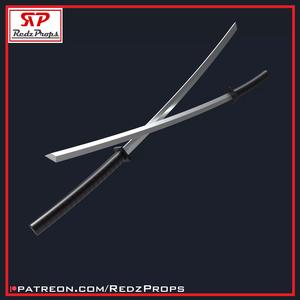 Deadpool 1 Katanas Cosplay Prop