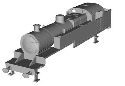 LMS Fowler 2-6-4T Original version 1/32 scale