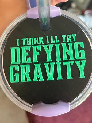 Defying Gravity 40oz Lid Cover