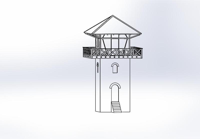 Tour de garde gallo-romaine / Gallo-Roman Watchtower