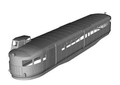 LMS Michelin Coventry Railcar 1/76 scale