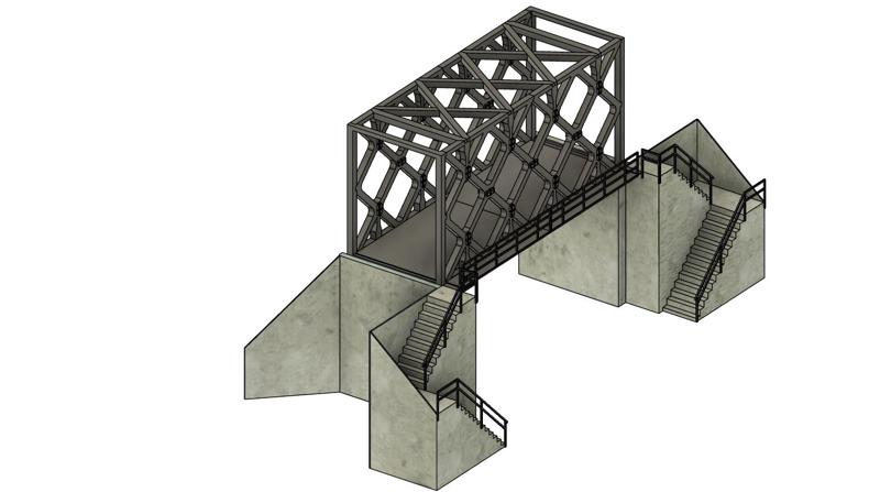 G Gauge bridge garden railroad