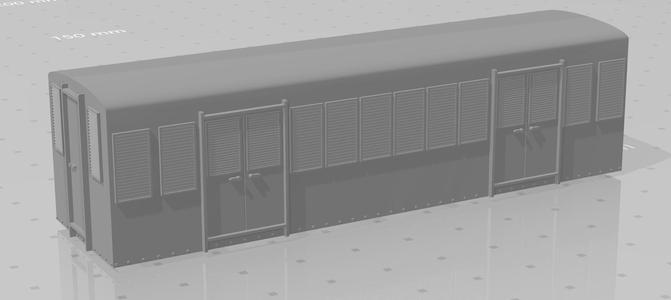 009 Narrow Gauge Steel Luggage/Vent Van