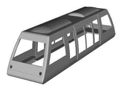 Light Rail/Tram (Coventry inspired) 1/120 scale