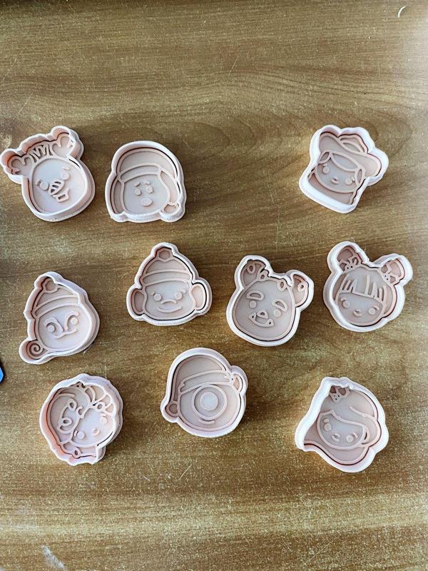 Cookie cutteres Merry Christmas pack x10