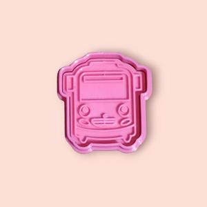 CORTANTE + ESTAMPA TAYO EL PEQUEÑO AUTOBUS / TAYO THE LITTLE BUS CUTTER + STAMP