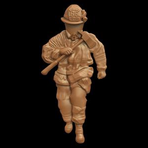 3D Model STL File for CNC Router Laser & 3D Printer 2086 Firefighters 07