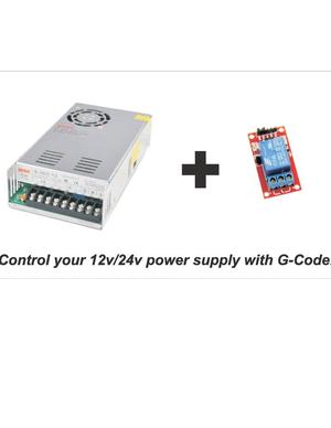 Control your 12v/24v power supply with G-Code!