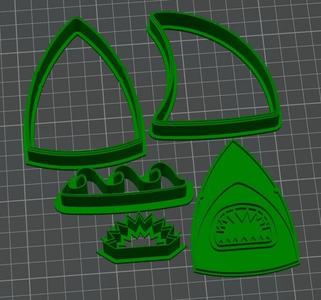 Shark Cookie Cutter Set