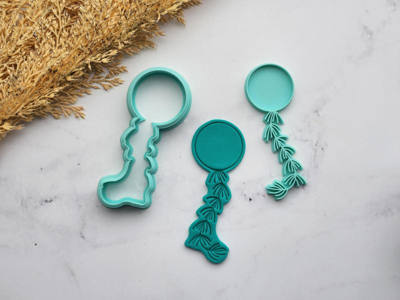 Balloon Cokie Cutter with Tassels