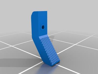 M4/AR15 crane stock adjustment peice with retaining nut.