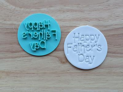 Happy Fathers Day Cookie Cutter