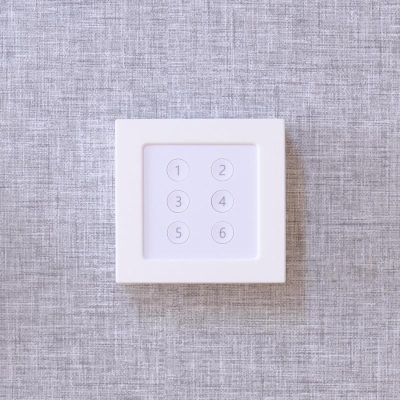UK Light Switch Cover with LoraTap Tuya Zigbee Button Mount