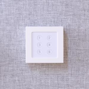 UK Light Switch Cover with LoraTap Tuya Zigbee Button Mount