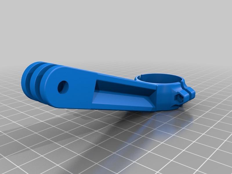 17° angled 27.2 mm GoPro Seatpost Mount