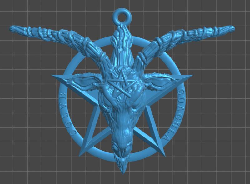 Medal 2 - Baphomet Pentacle