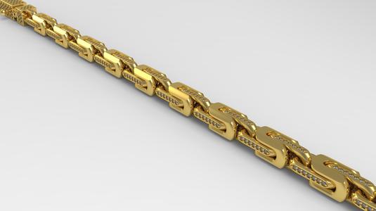 Chain Bracelet with Diamond