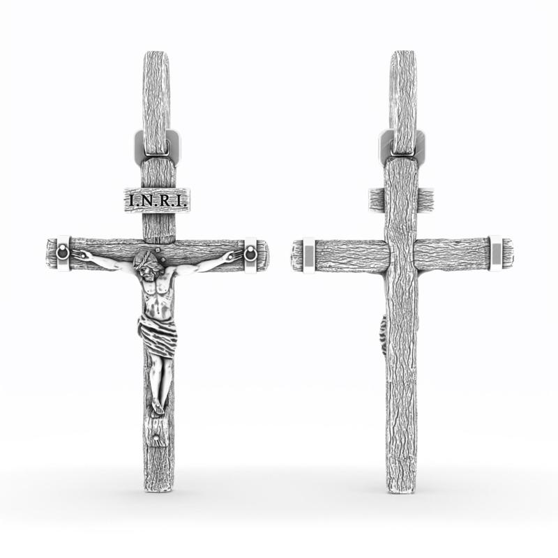 Jesus Christ Crucifixion Christian Cross Pendant