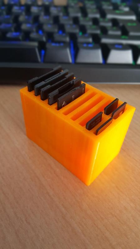 Memory card holder SD and microSD