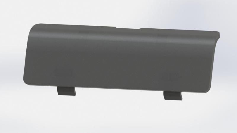 Peugeot 3008 I 2009-2019 Railing Rear tire plug. OEM Number 318176179 66179 Front  66181 Rear