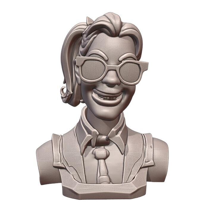 NERD GIRL BUST