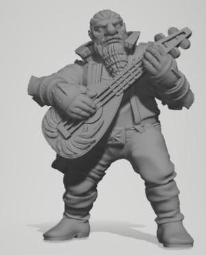 Dwarf Male Bard 1