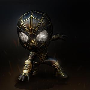 SPIDERMAN no way home STL black costume