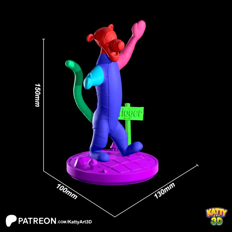 🎉 Tigger just bounced into the 3D world / Tigger just bounced into the 3D world!