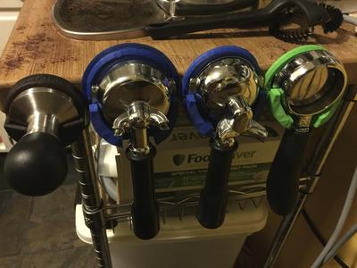 E61 Portafilter wall mount
