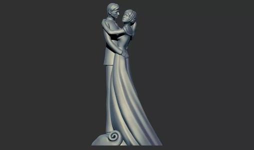 Romantic Lover Wedding Couple Figurine Sculpture